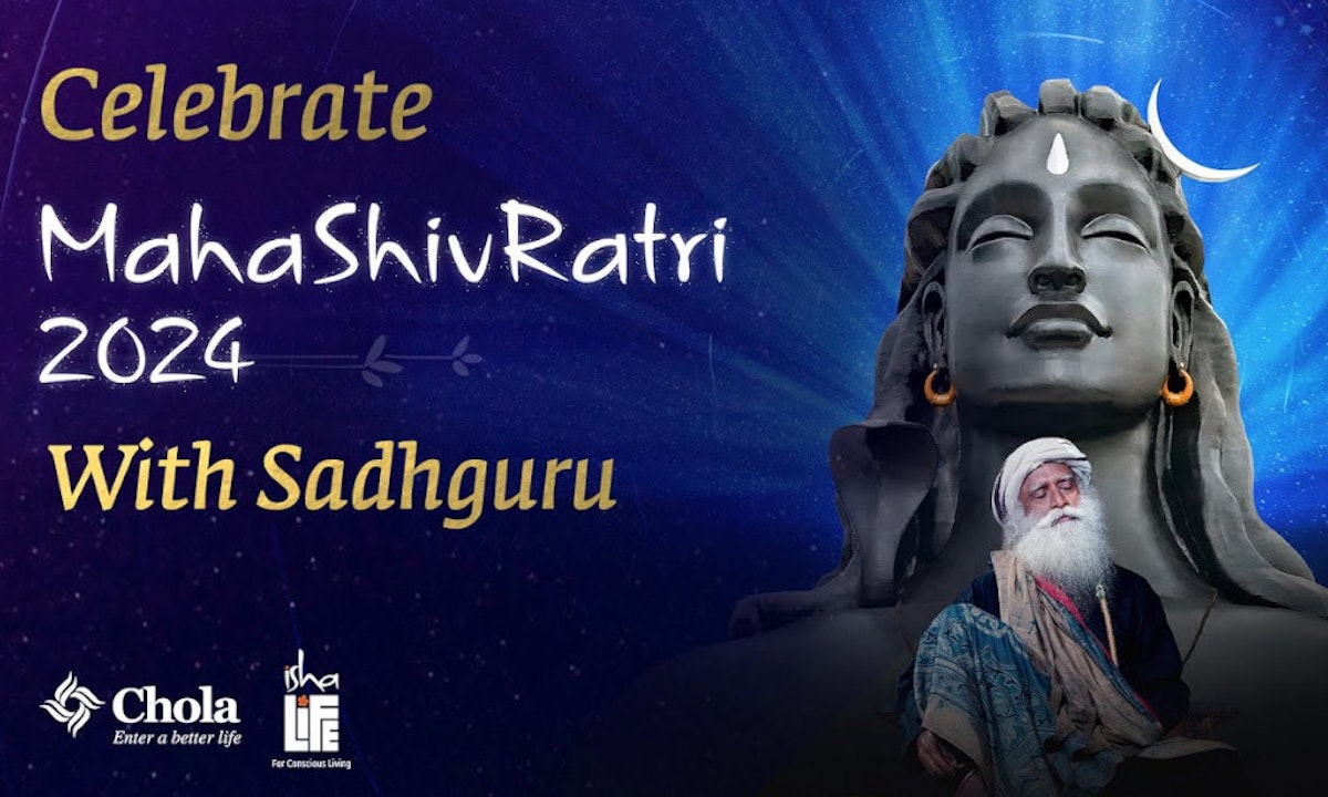 Sadhguru Invites You to Mahashivratri 2024 8 March, 6 PM IST 