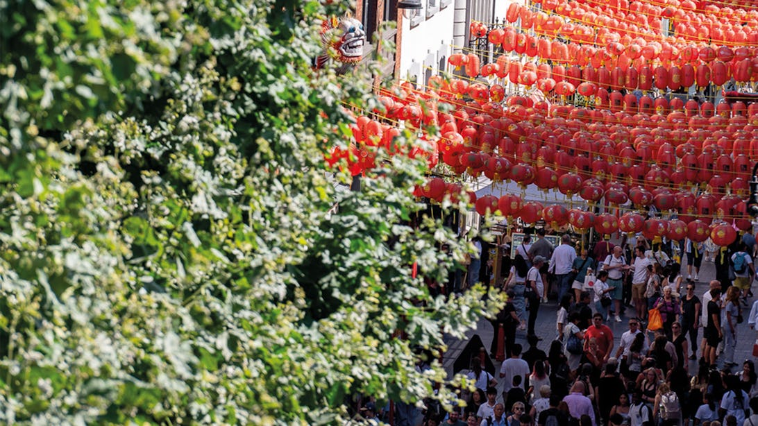 Views of China Town from the meeting room windows