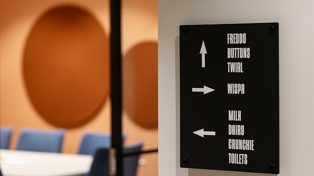 Meeting room signs.