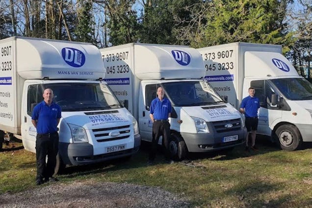 DL Removals Bristol Vans and Workers