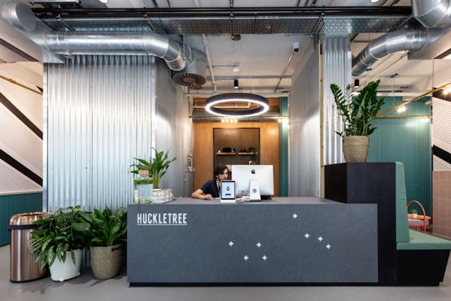 Huckletree Soho Reception Area
