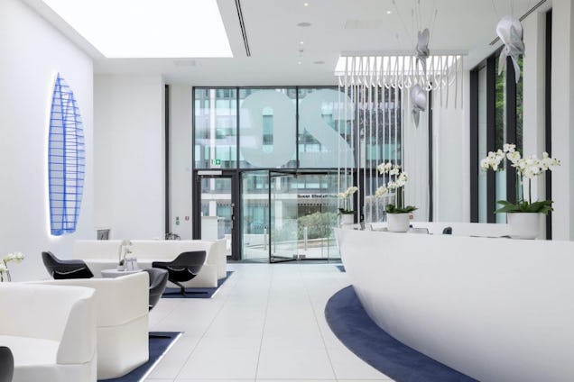 Office Space in Town Monument Reception Area