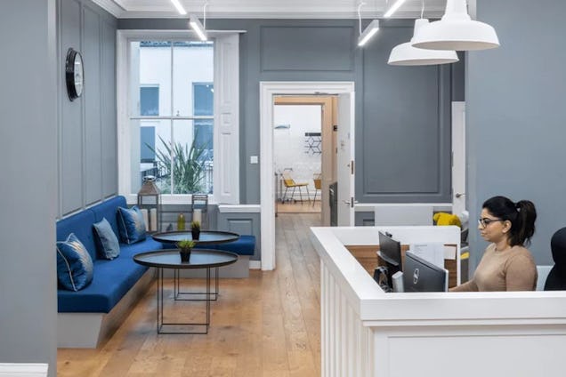 The Boutique Workplace Company, 7 Henrietta Street Reception Area