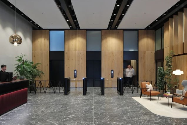 x+why One Great Cumberland Place Reception Area