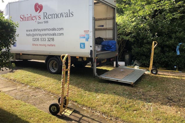 Shirleys Removals Van