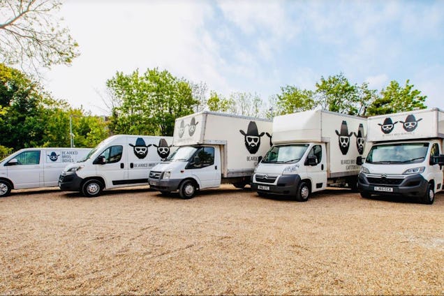 Bearded Bros Vans of Different Sizes