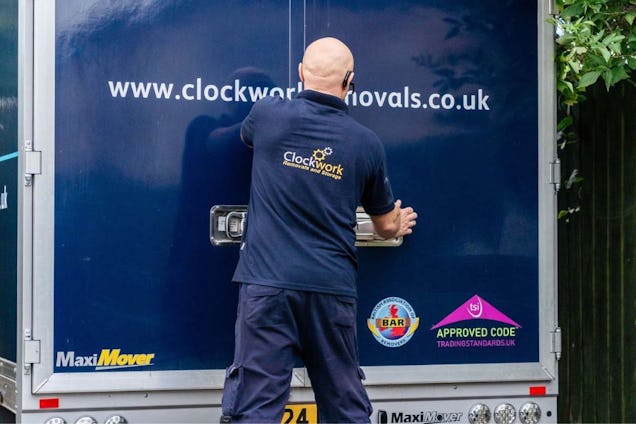 Clockwork Removals Van