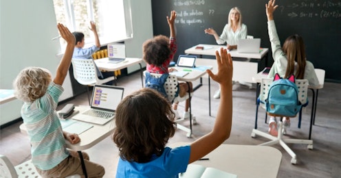 Students in classroom