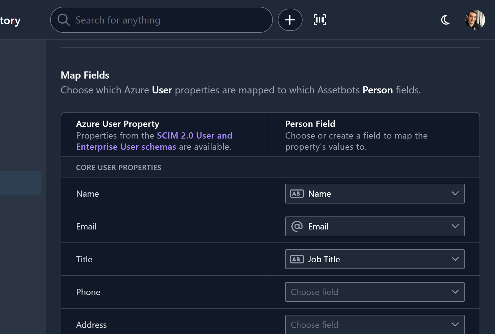 Field mapper