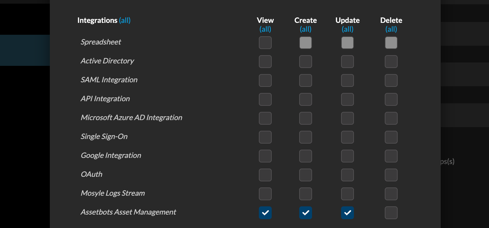 Mosyle custom role permissions