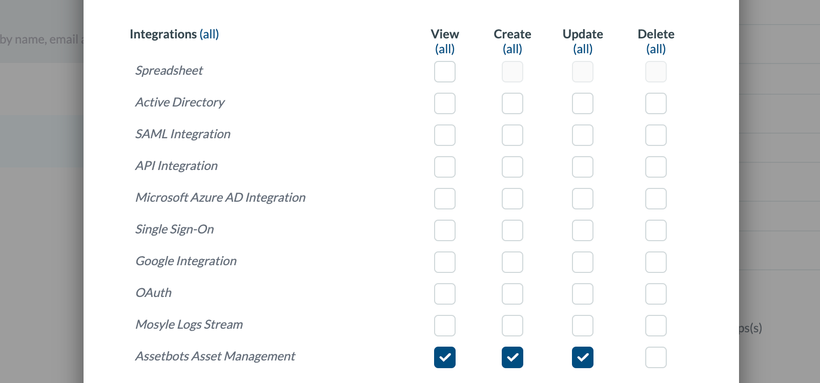 Mosyle custom role permissions