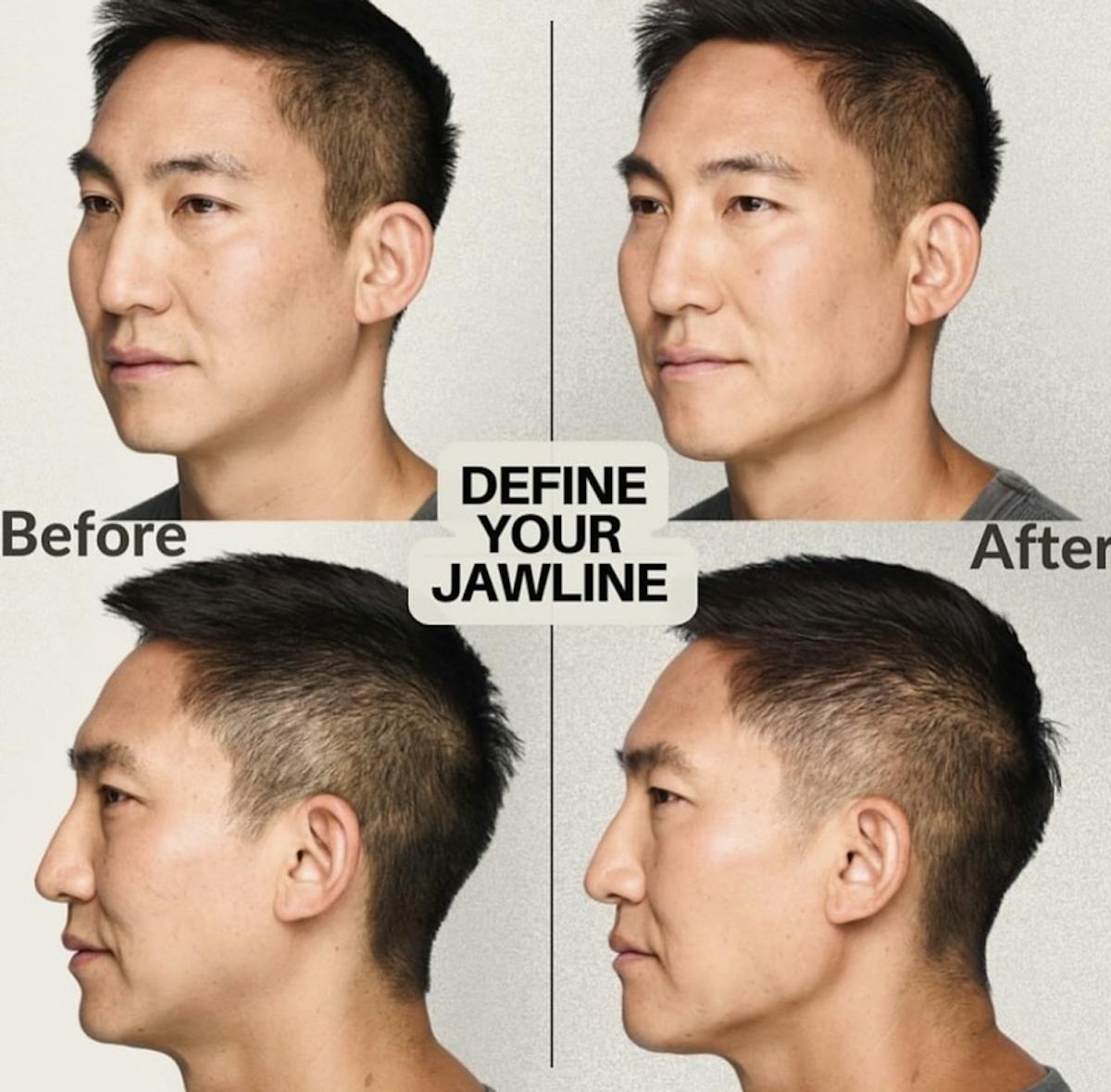 Lower Face Before & After Gallery - Patient 154789 - Image 1