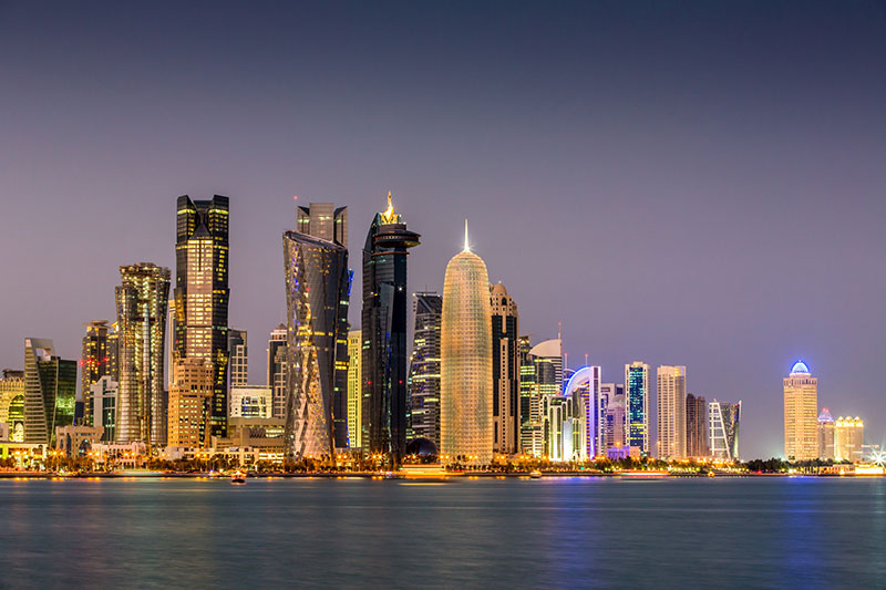 Qatar's skyline