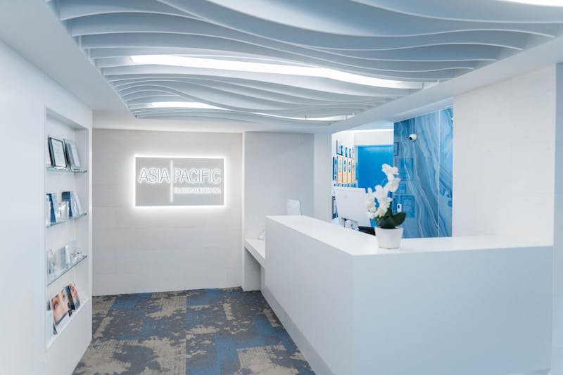 Reception at the office