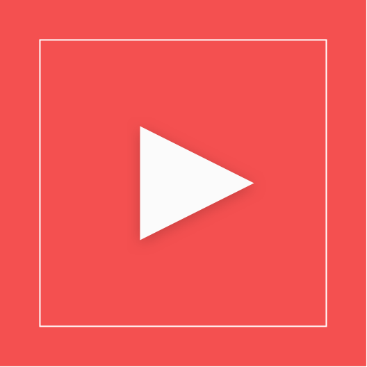 Play Icon, red background