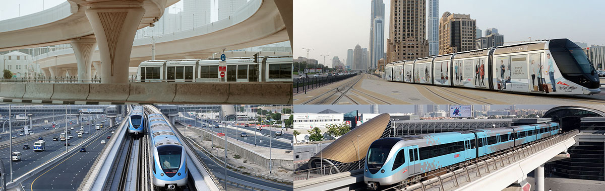 métro et tramway Dubai