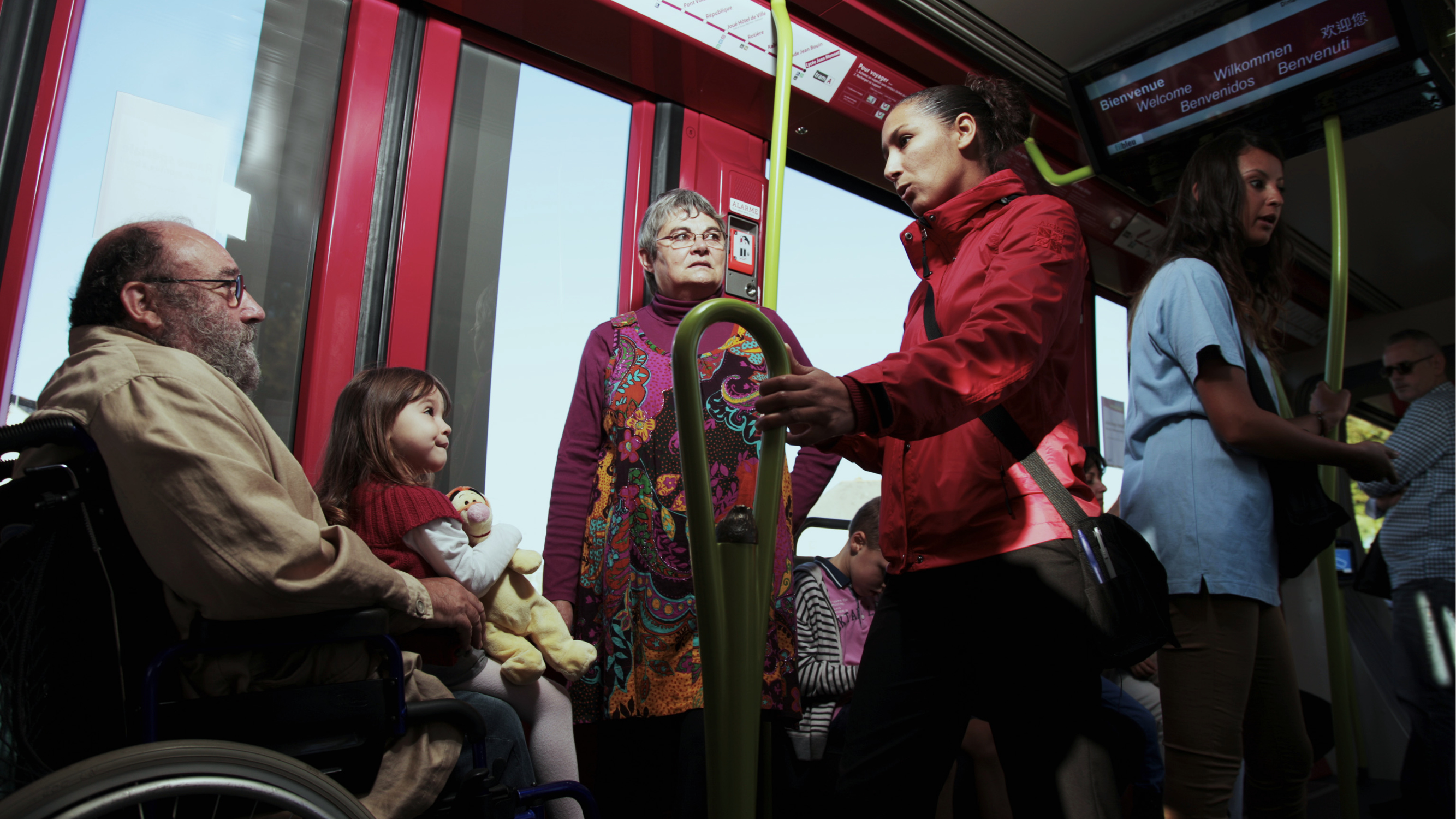 assistance à la mobilité dans le transport en commun