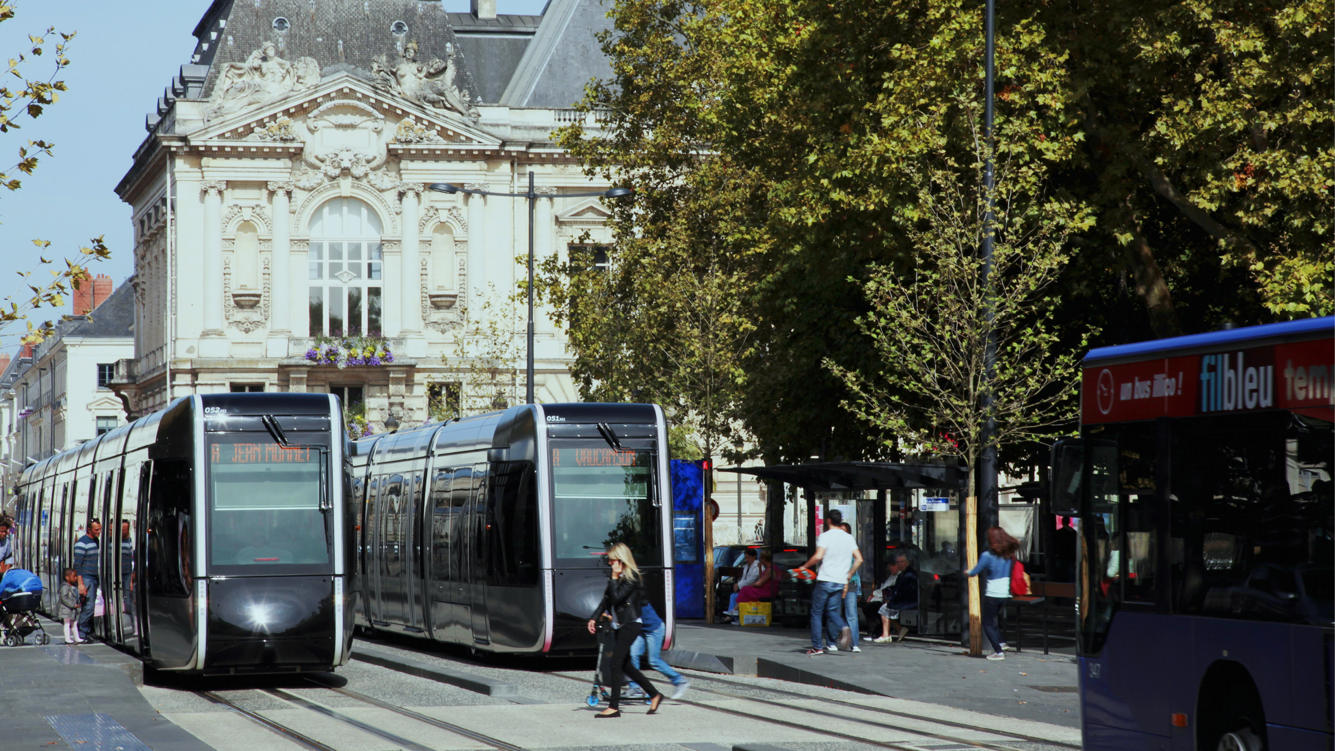 Réseau de tramway opéré par Keolis