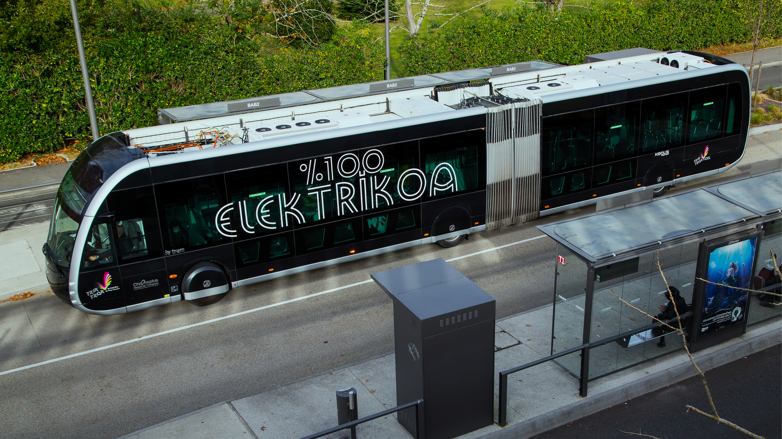 an electric bus