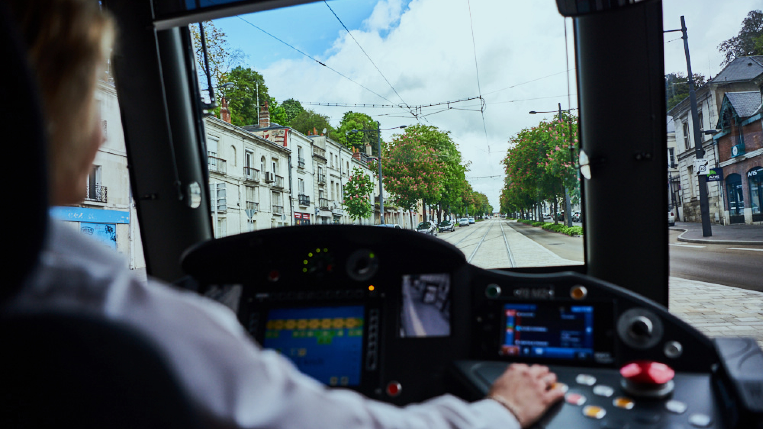 la poste de pilotage du tramway