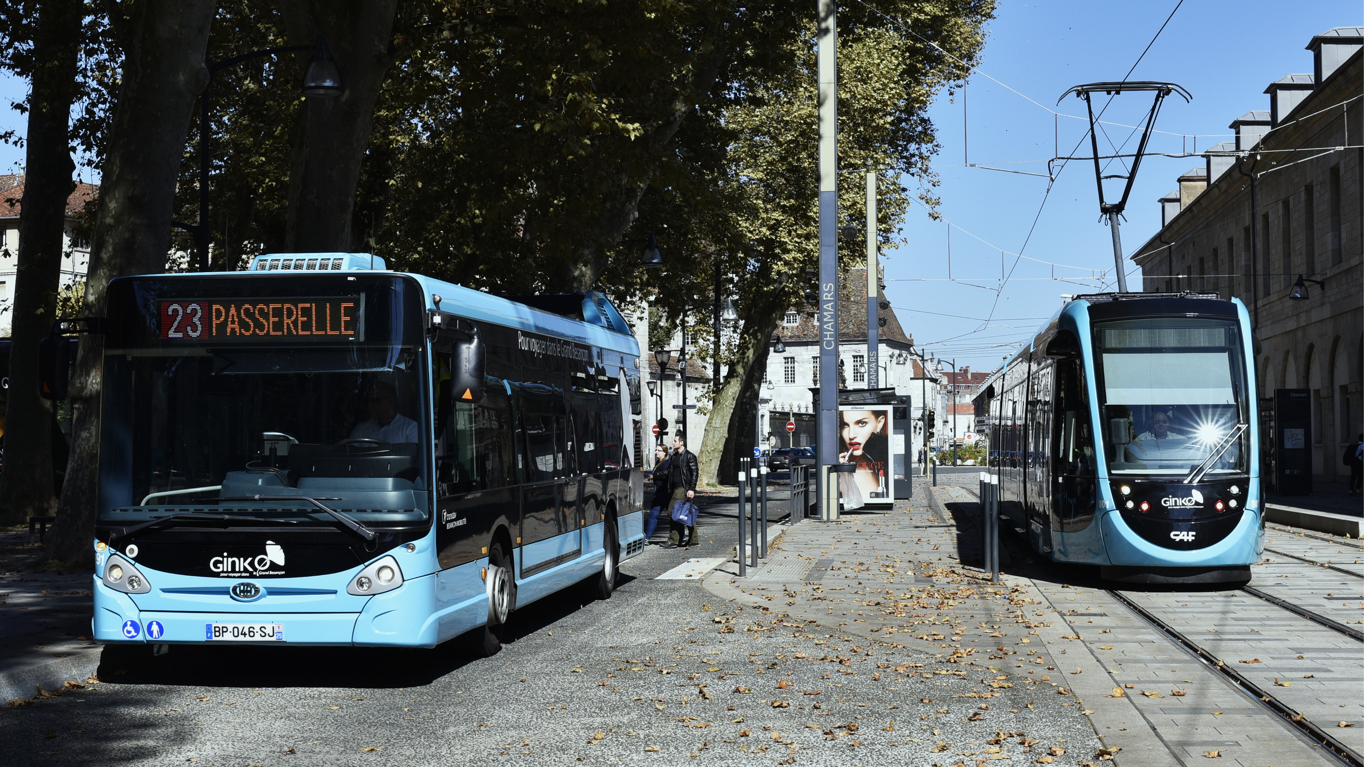 getting around besançon by bus or tram