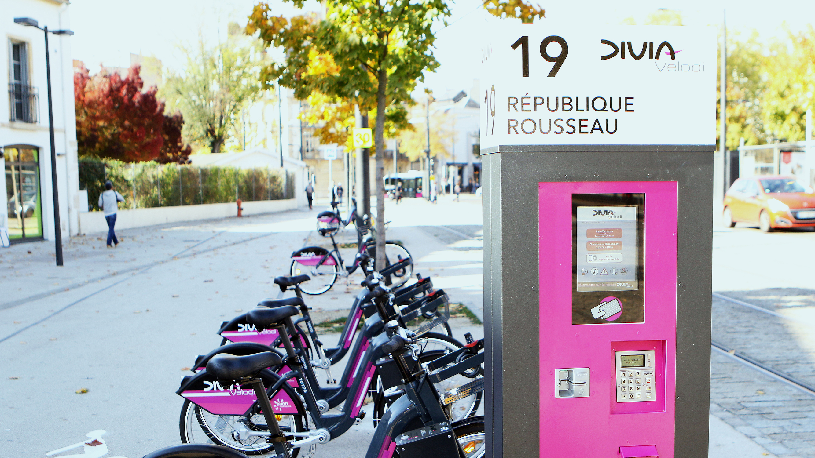 Divia vélodi the self-service bike in Dijon