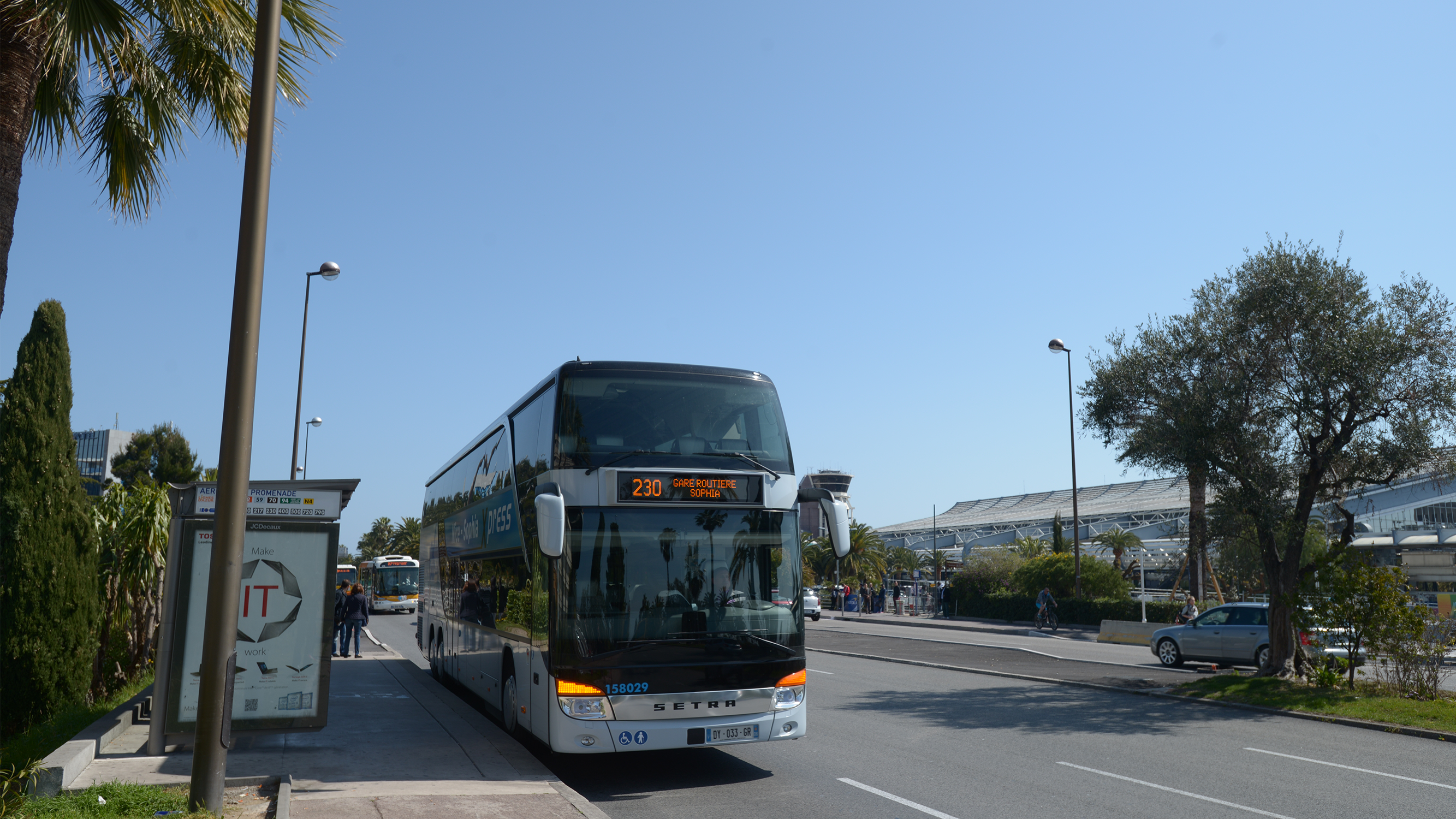 first double decker car  line 230 in France