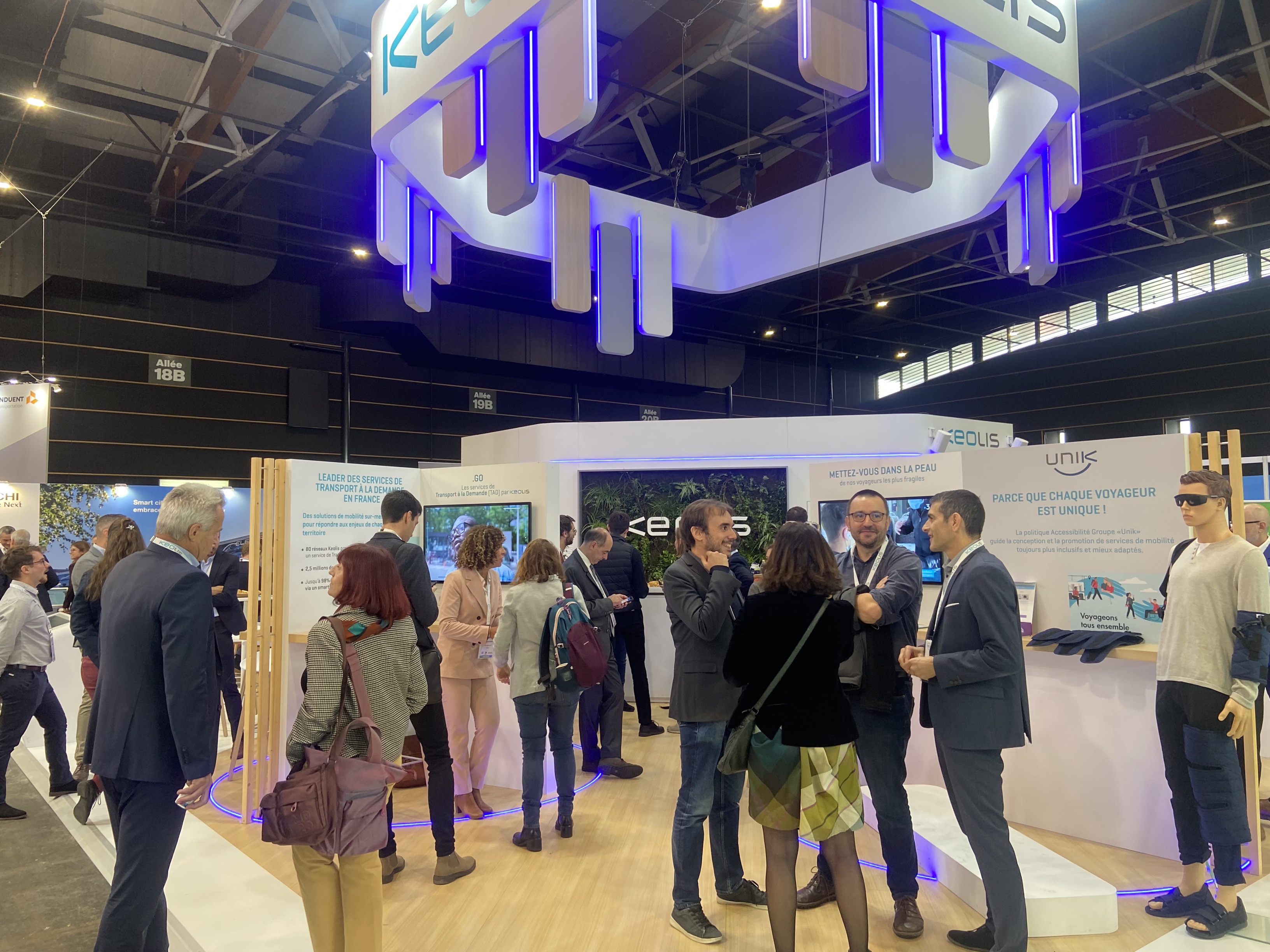 Photo du stand Keolis aux RNTP 2023