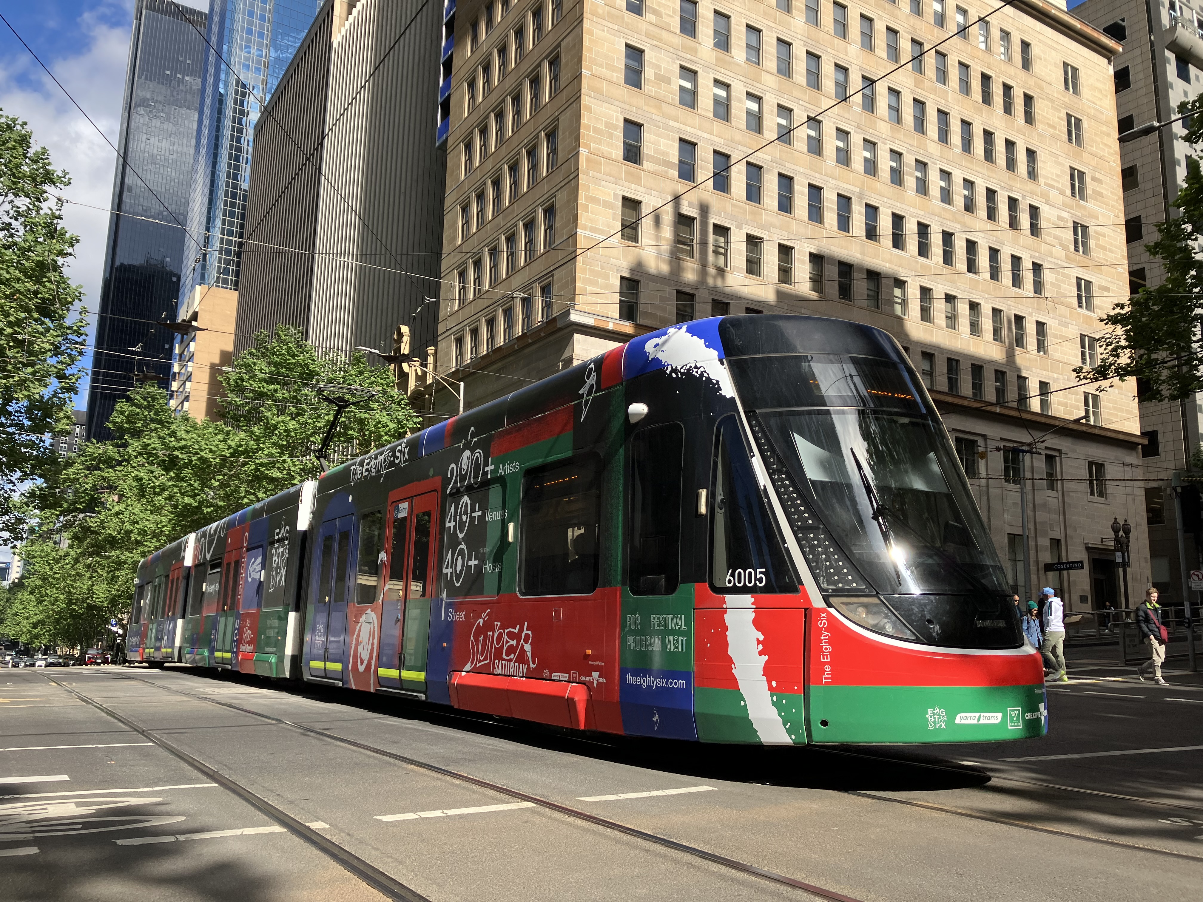 photo d'un tramway à Melbourne