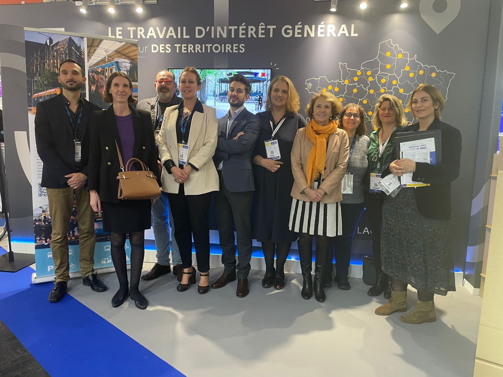 Photo de groupe au salon des maires de paris 2023