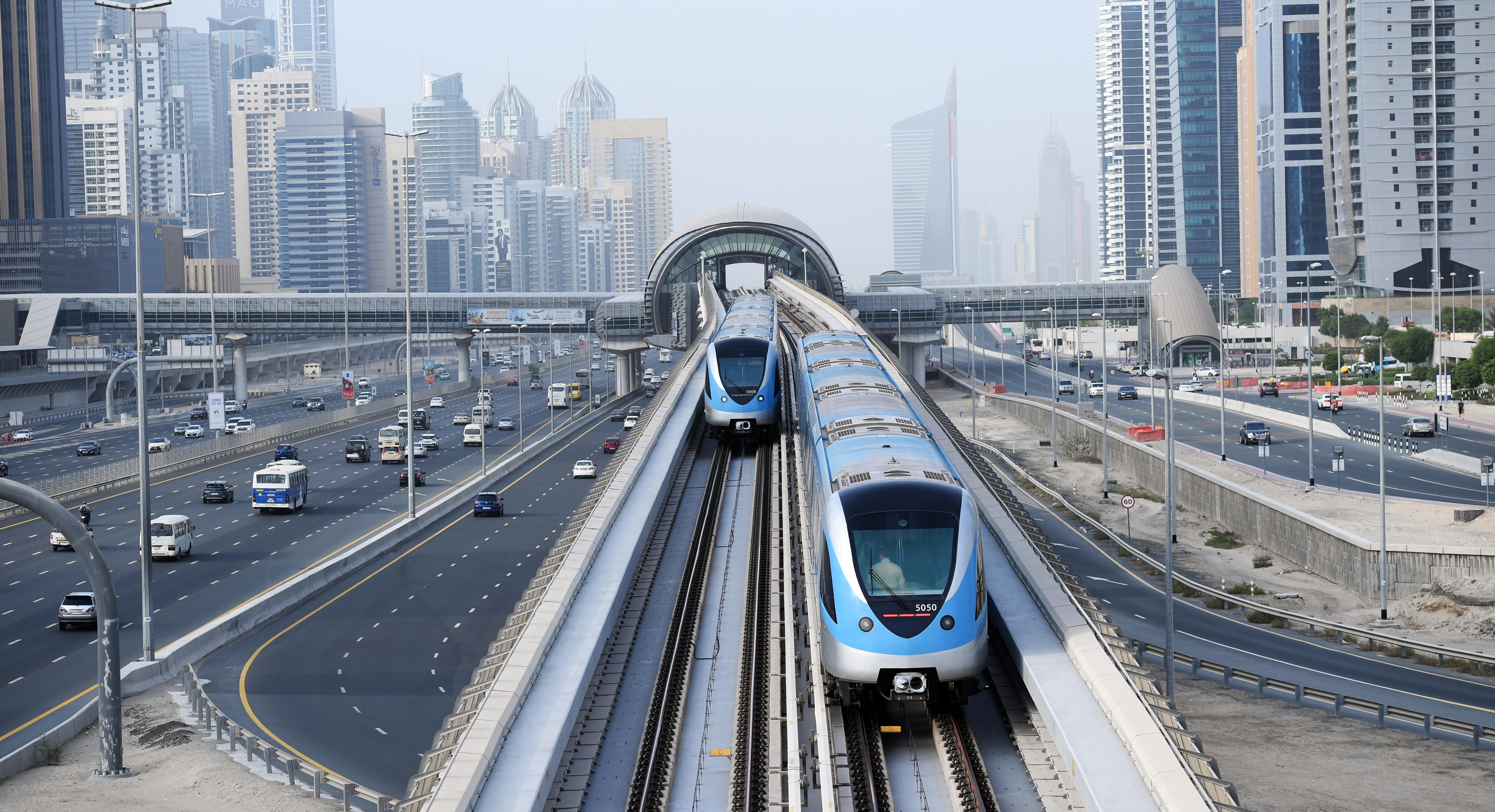 Photo du métro de dubai