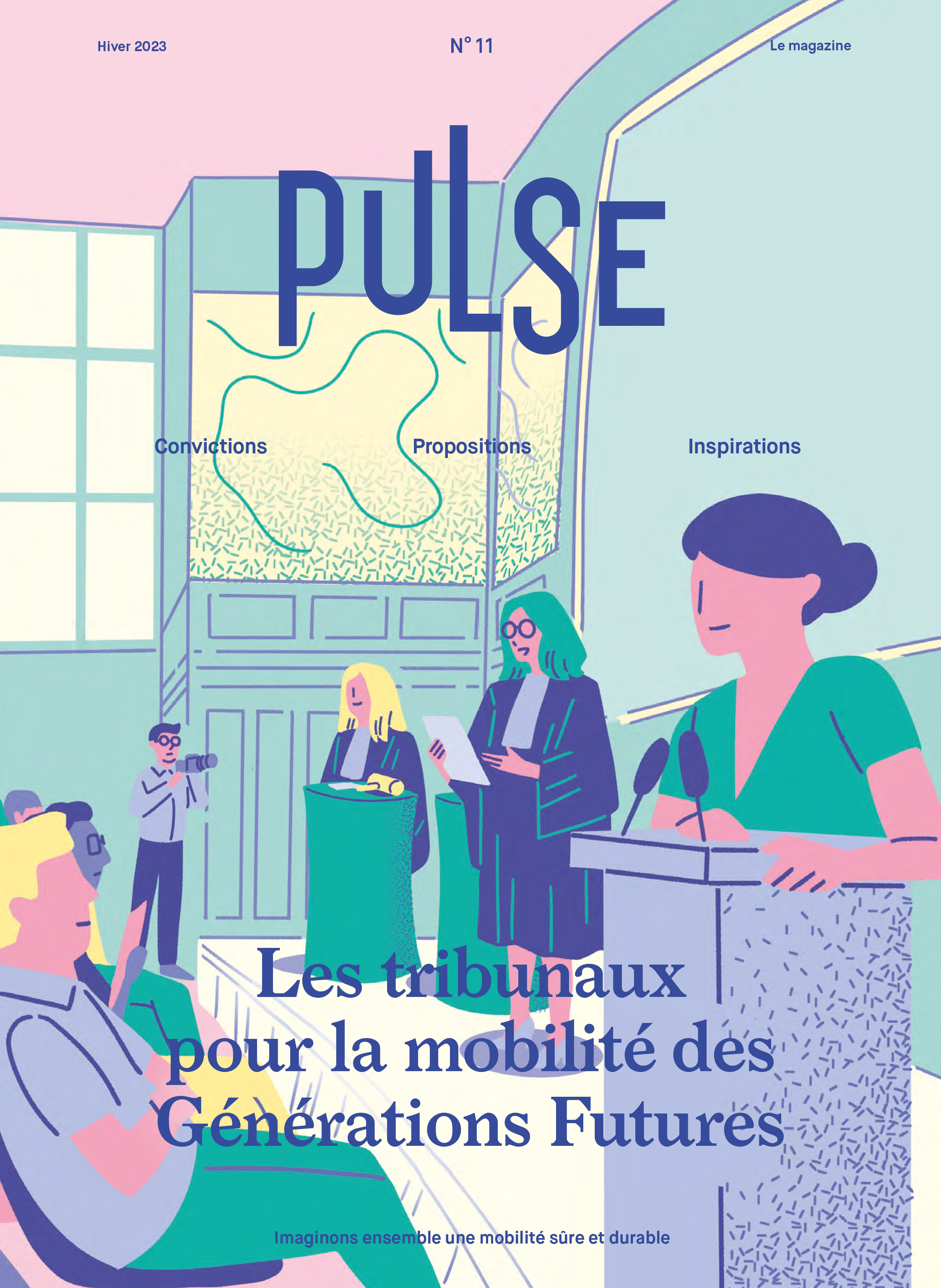 Couverture illustrée du magazine Pulse n°11