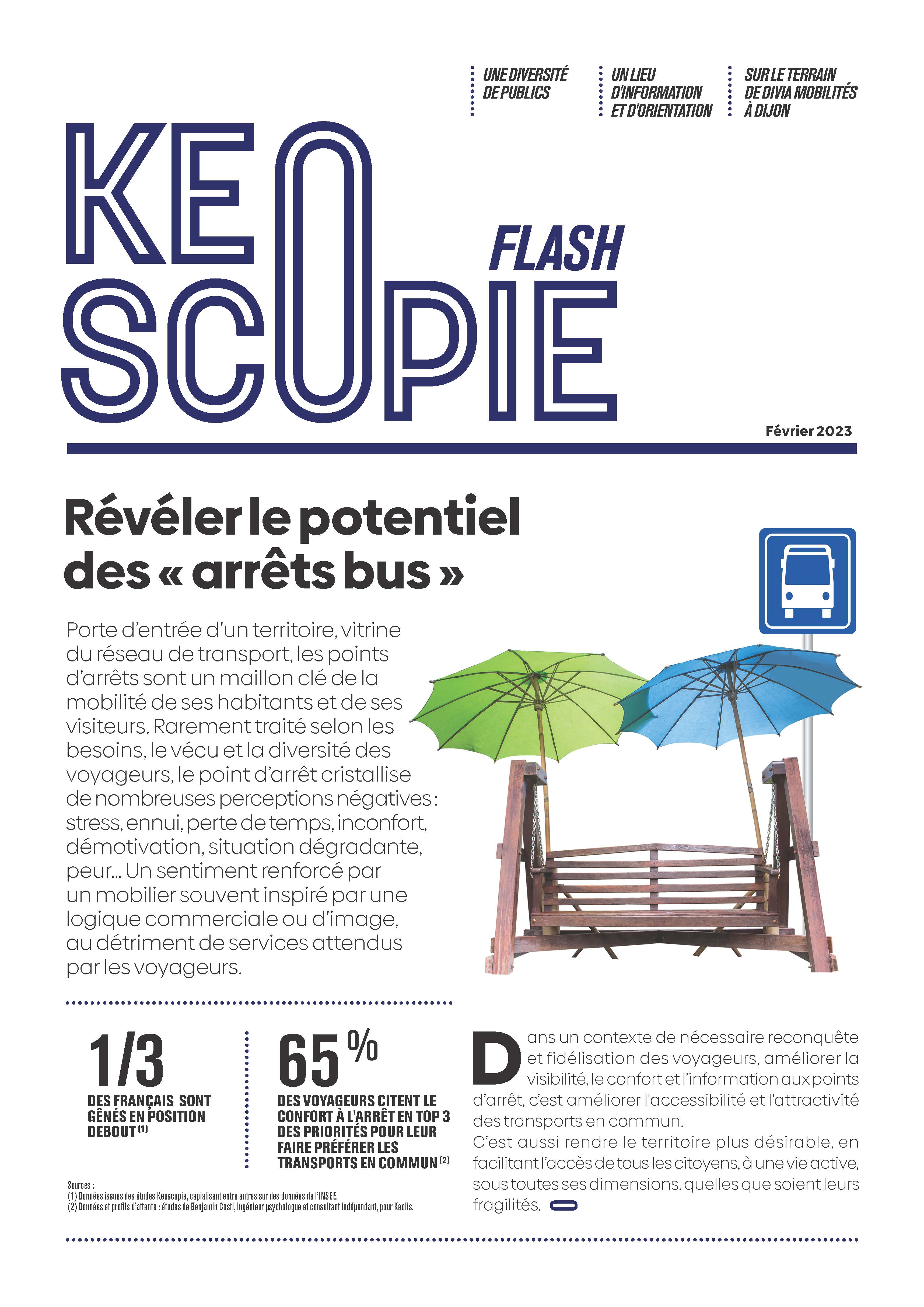 Couverture Keoscopie Flash n°3 : Révéler le potentiel des "arrêts bus"