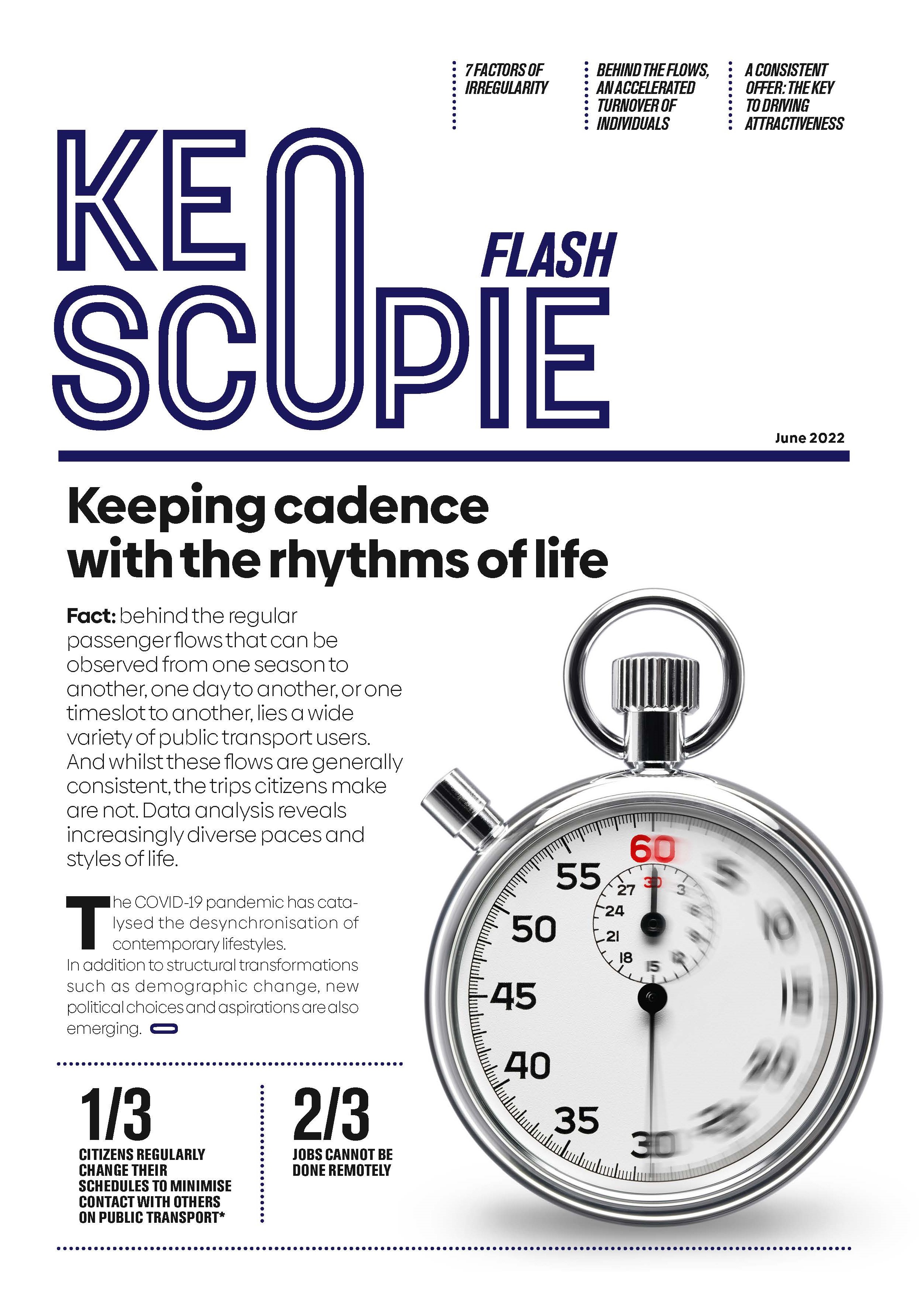 Cover of Keoscopie Flash n°1 : Keeping cadence with the rhythms of life