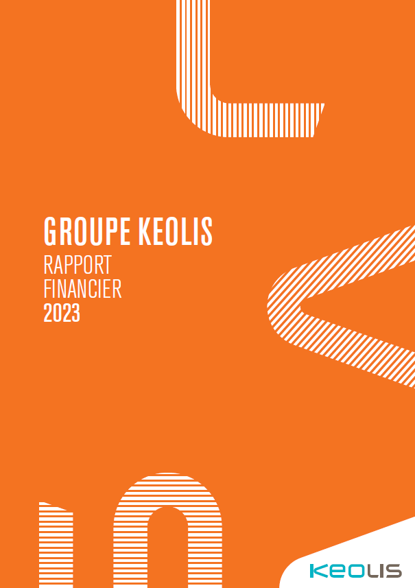 Couverture du rapport financier du Groupe Keolis SAS en 2023