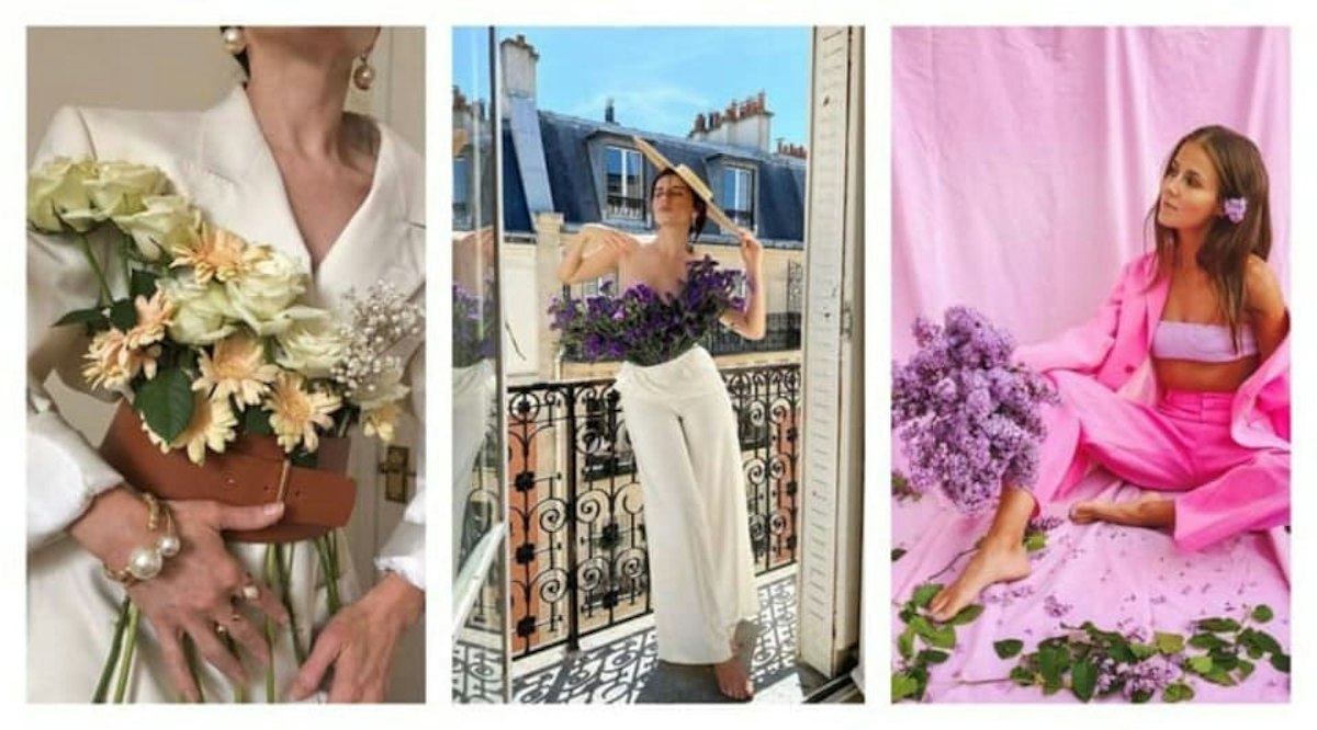 Flores viram roupas na tendência mais romântica da temporada