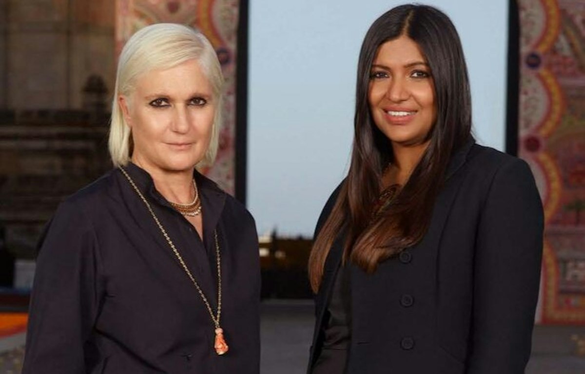 Maria Grazia Chiuri e Karishma Swali em entrevista exclusiva
