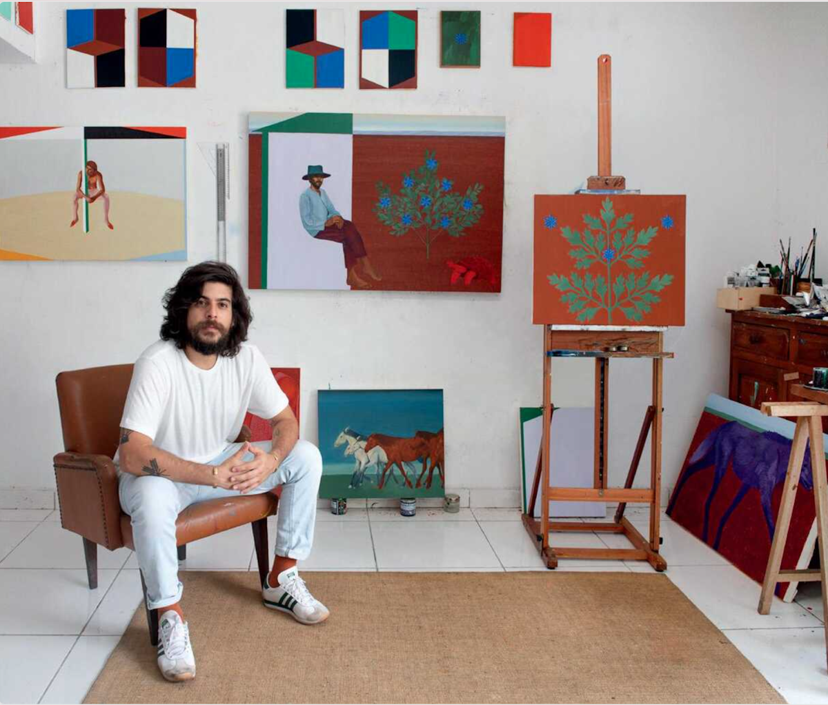Renato Rios: conheça o trabalho e processo criativo do pintor brasiliense
