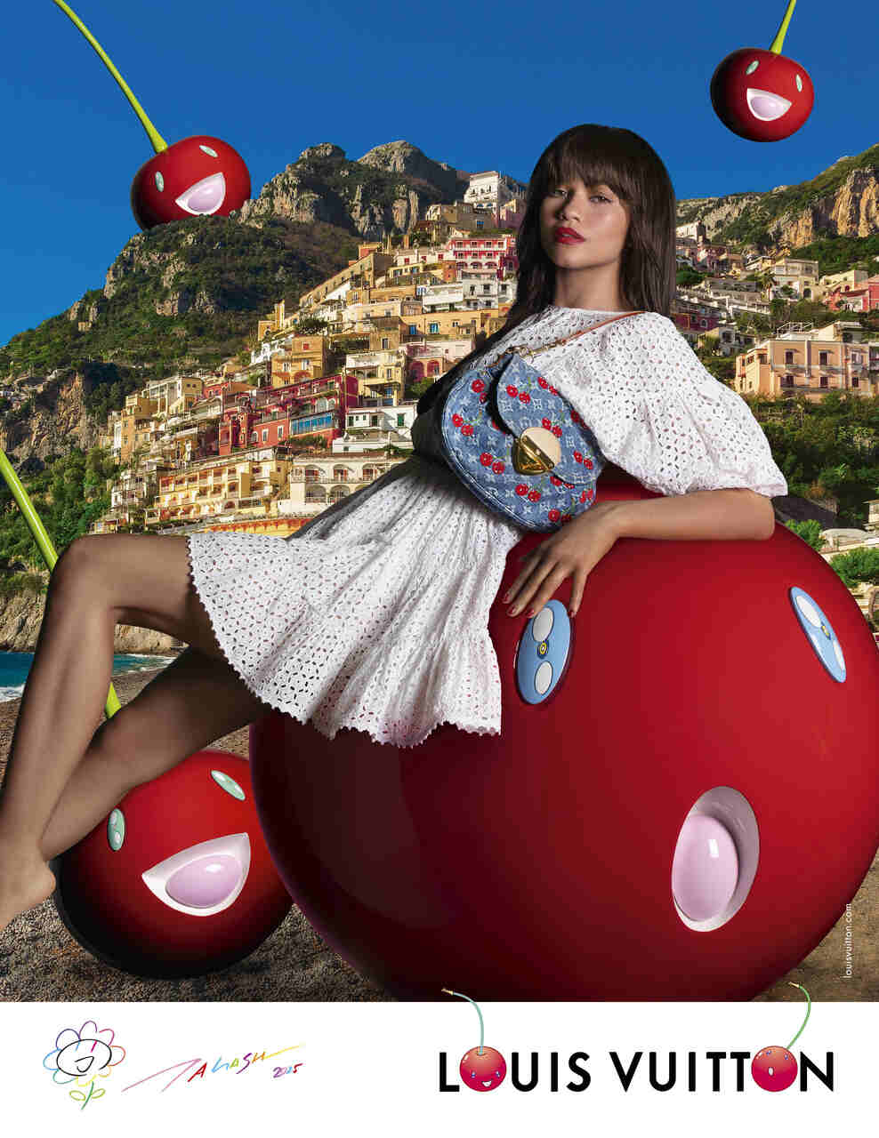 LV×MURAKAMI AYA-CHILDPSA9 Louis Vuitton x Murakami: Uma reedição vibrante liderada por Zendaya