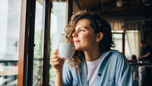 calm-woman-drinking-coffee