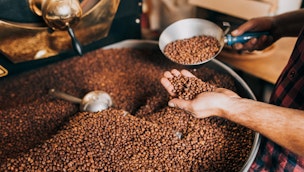 man-roasting-coffee-beans