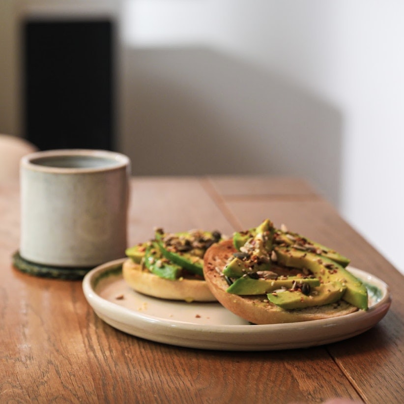 Avocado on Bagel with Daily30+