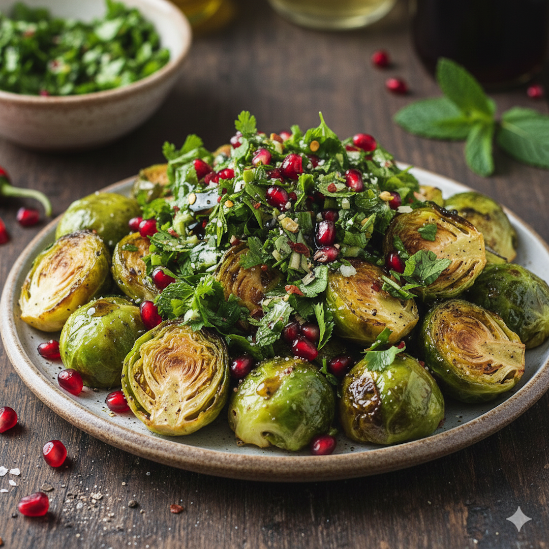 【新品】SEREM D'cures POTERE セレムDC ポテレ30g Recipe: Roasted Brussels Sprouts With Mint and Pomegranate Chimichurri