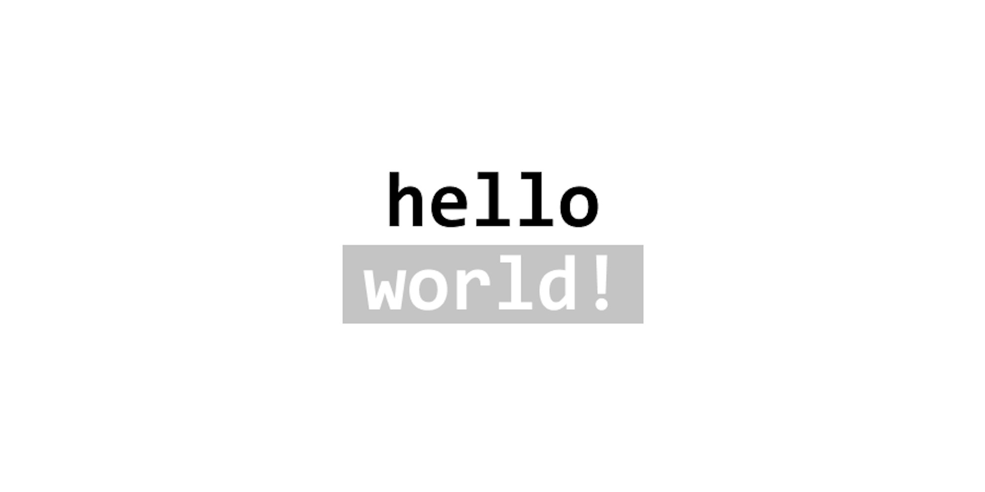 Cover Image for Hello World!
