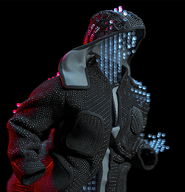 Black 3D ByBorre Jacket M-XR