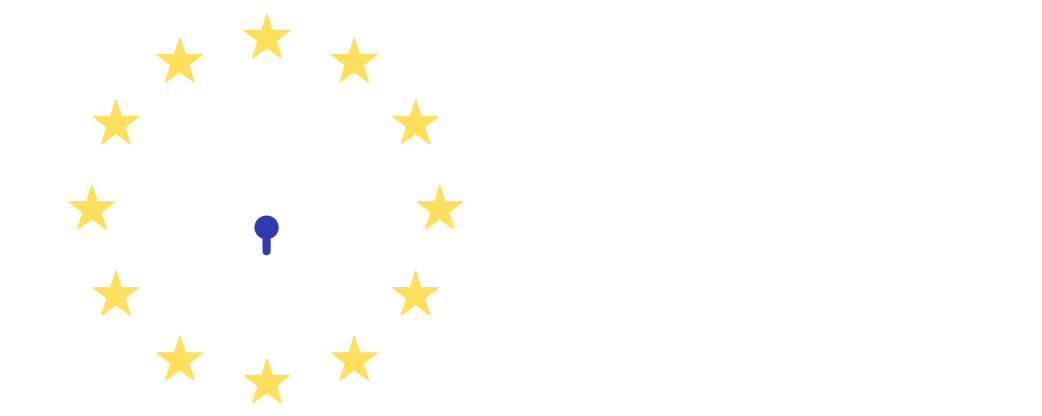 a circle of stars with an icon of a lock inside and the text General Data Protection Regulation