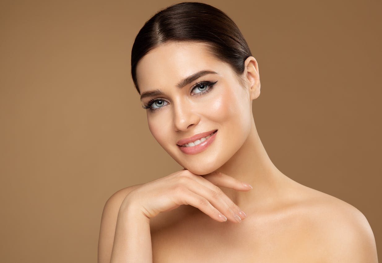 Woman smiling and posing