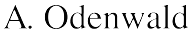 Logo A. Odenwald Logo A. Odenwald