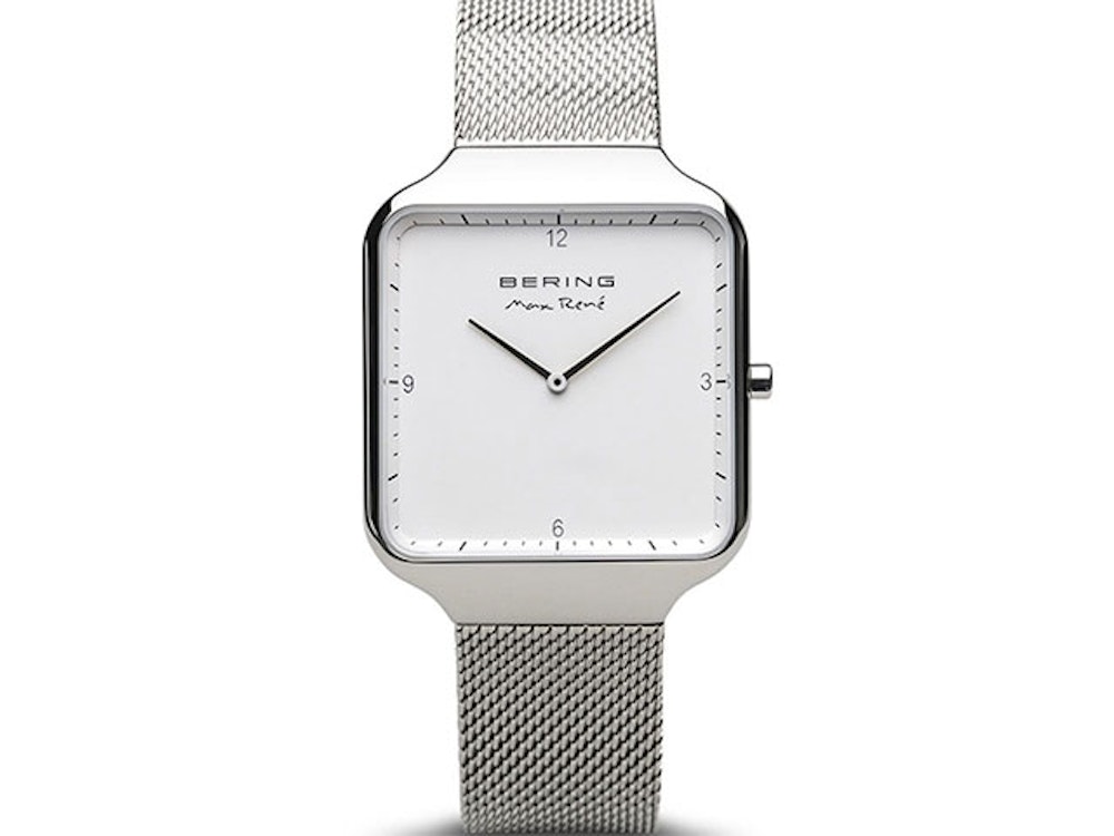 Bering 15531-004 óraszíj - Ezüst szövött acél fém anyagból Max René PT