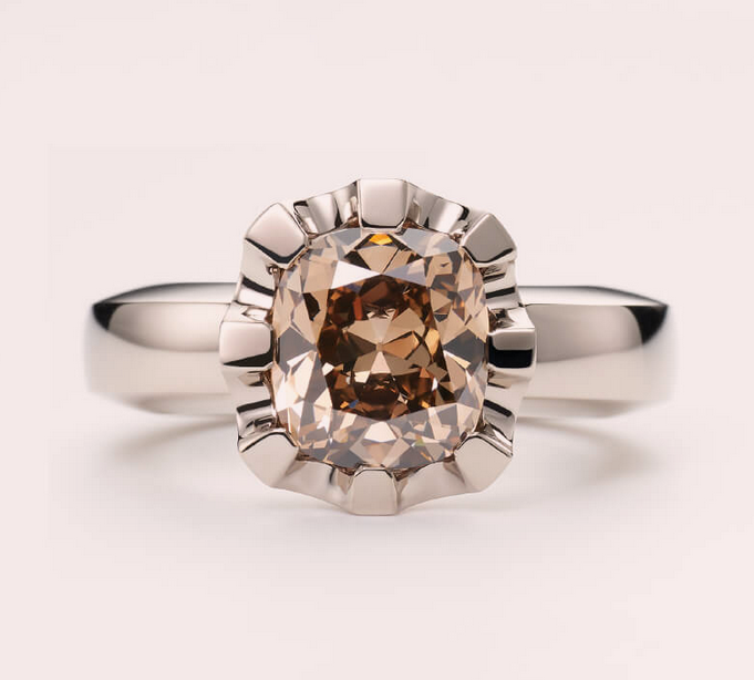 Ring Weißgold mit Diamant